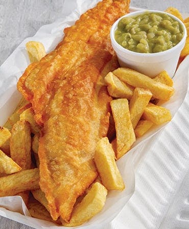 Order fish and chips from Radlett Fish and Chips, all made to order with fresh batter.