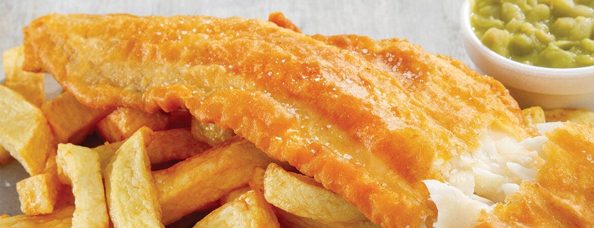 Order fish and chips from Radlett Fish and Chips, all made to order with fresh batter.