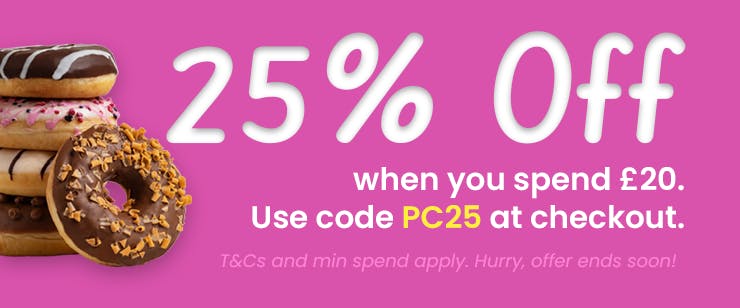 Get 25% off your order when you spend £20. Use code PC25 at checkout. Only on Perico Dessert Box (Tipton)