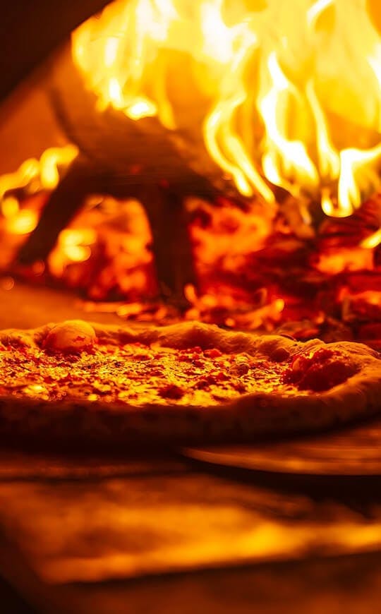 Authentic wood fired pizza available from Pizzaholics, the best Pizza Restaurant and Takeaway in Kingston upon Thames