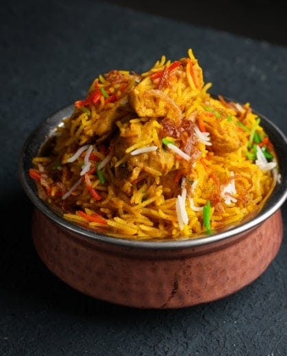 Colourful rice dish from the team at Grand Sultan (Melksham)