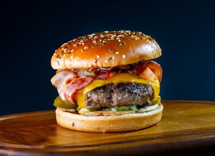 A tempting cheeseburger with bacon from Perfect Burger (Walsall)