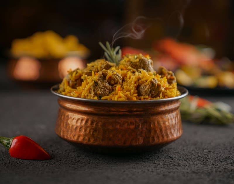 Tasty and delicious biryani dishes at Curry King (Fairford)