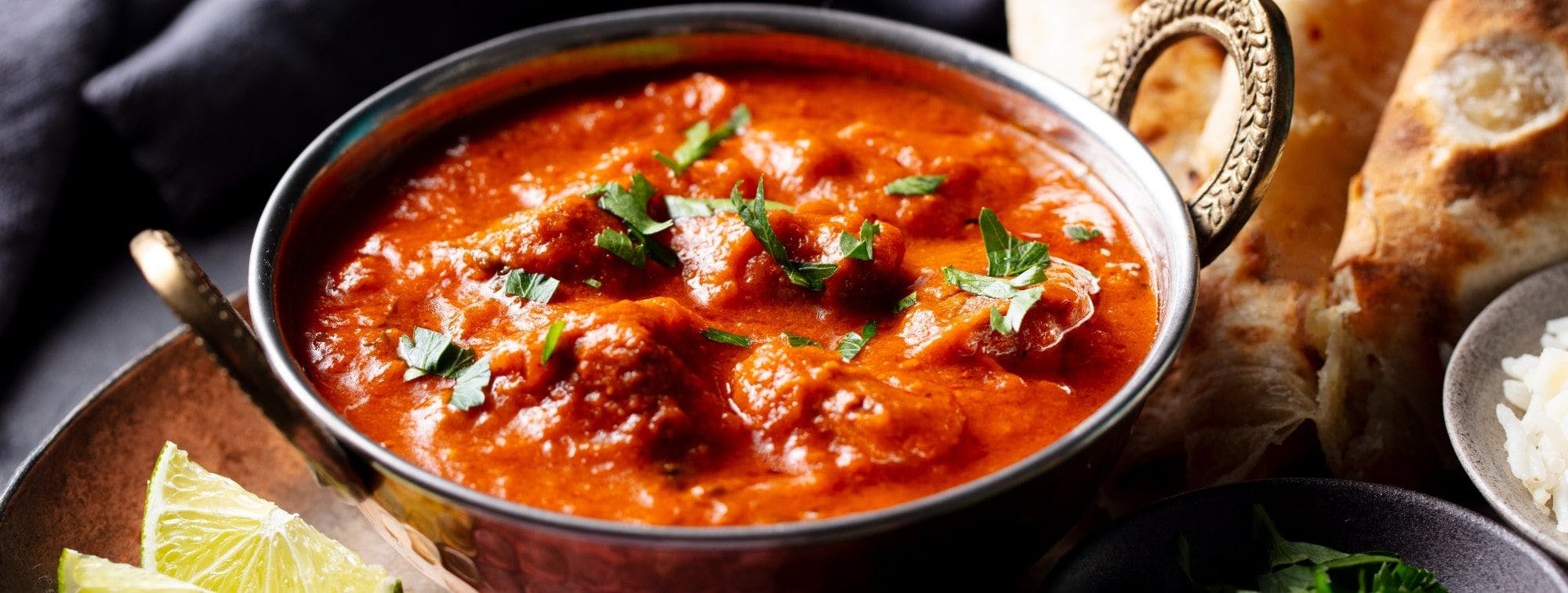 A traditional Indian curry served with rice by the chefs at Curry King (Fairford)