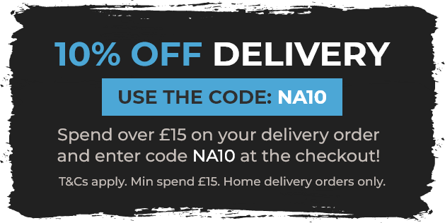 10% off deliveries with code NA10