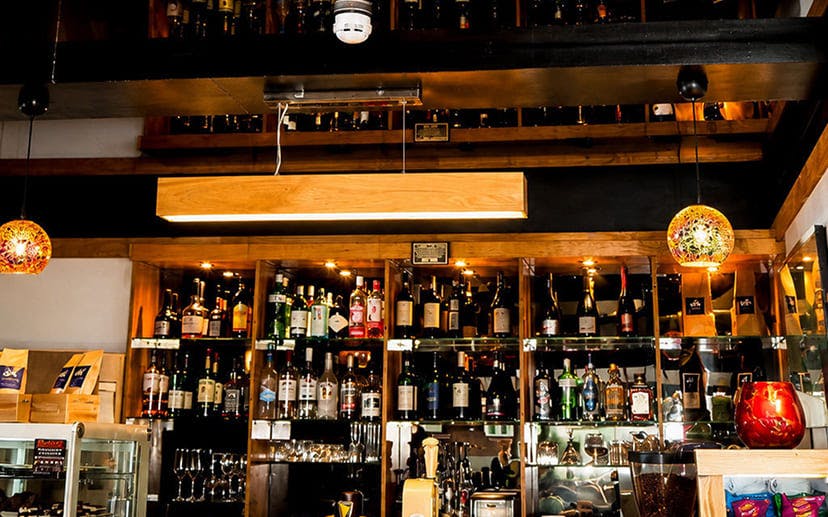 Order expertly crafted cocktails and fine wines at Finches