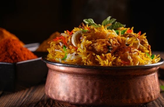 Authentic Biriyani dishes served at Spice Village (Pontardawe)