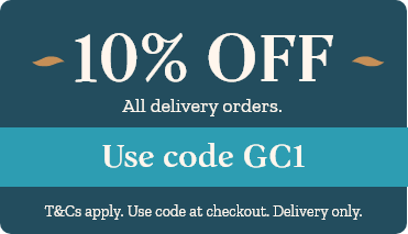Get 10% off your delivery order with code GH1