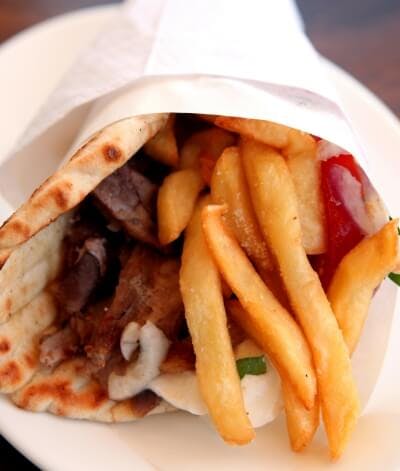 Kebab and chips - order now from Fusion Street Food, the best Turkish Takeaway in Swindon