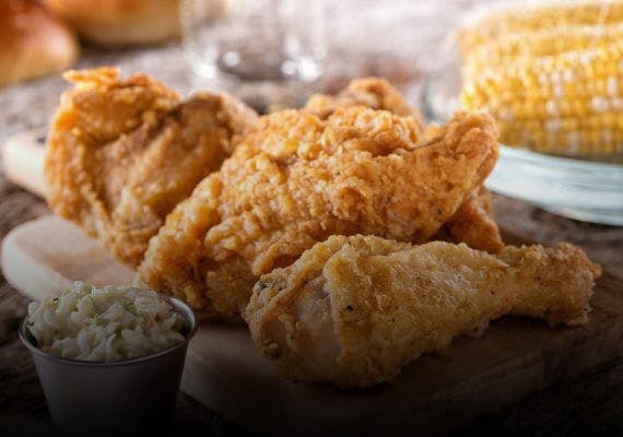 Southern fried chicken served at Foodie in Dunstable