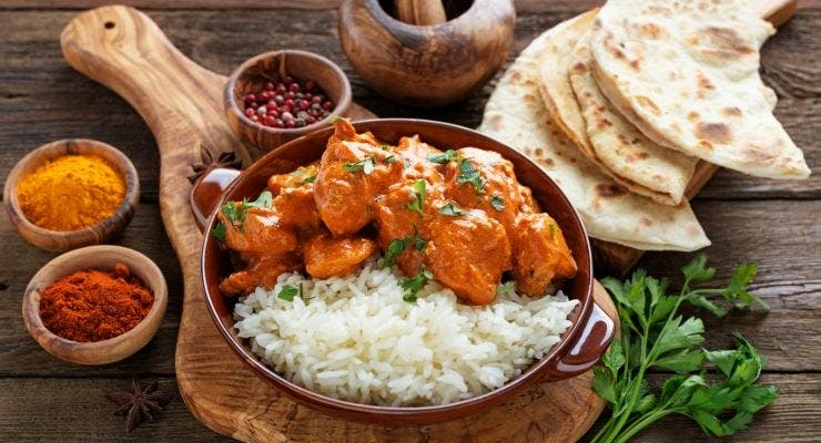 Authentic curry dishes cooked at Baileys Bar and Grill in Nuneaton