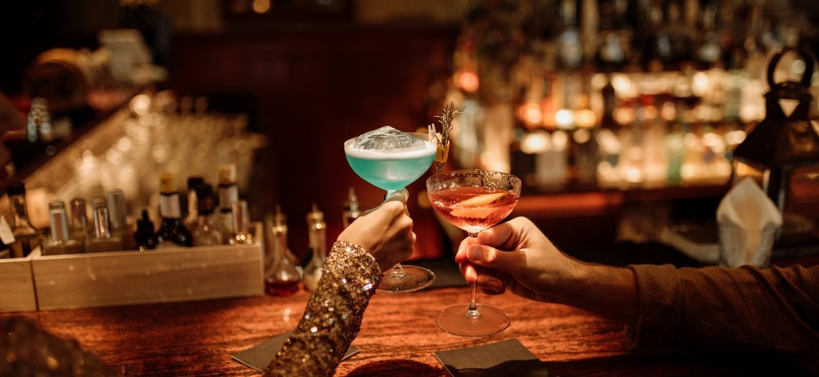 Exciting range of premium cocktails served at Baileys Bar and Grill in Nuneaton