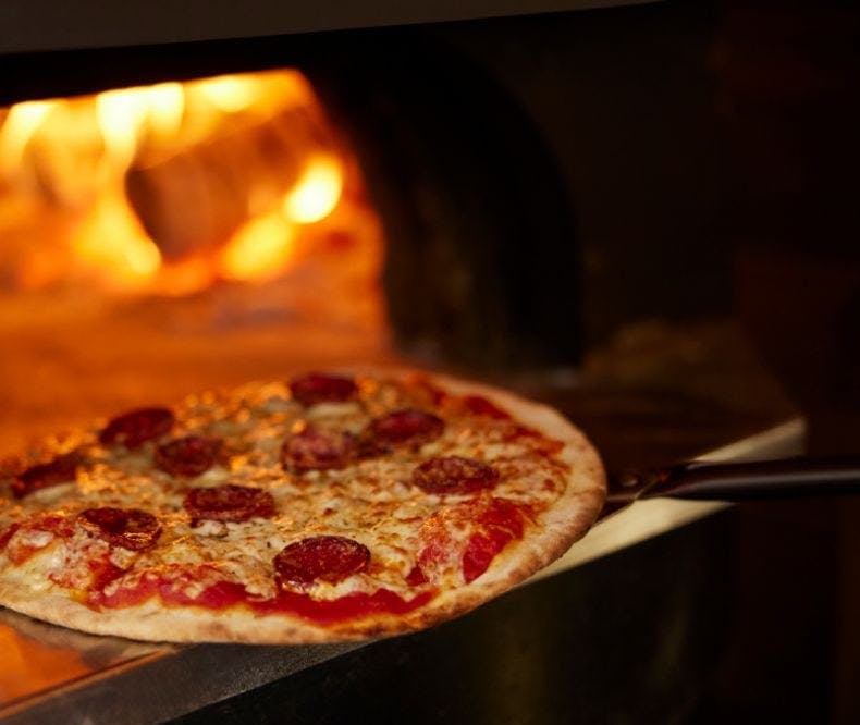 Italian wood oven pizza at our Pizza Takeaway in Norwood