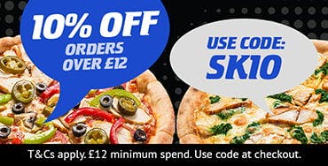 Get 10% off orders overs £12 with code SK10