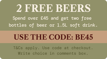 2 free bottles of beer with code BE45