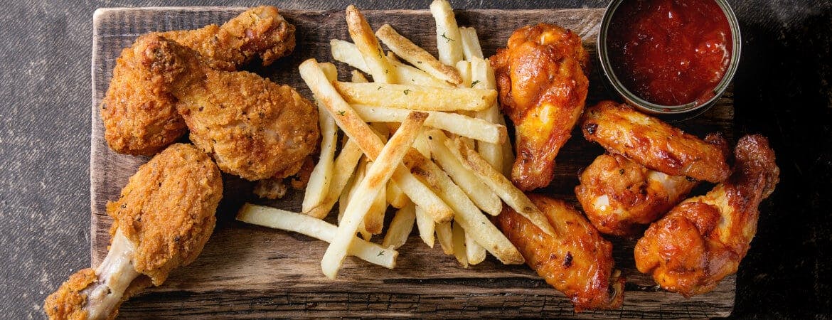 Delicious chicken and chips available from PizzaX, start your order from our Leicester branch now!