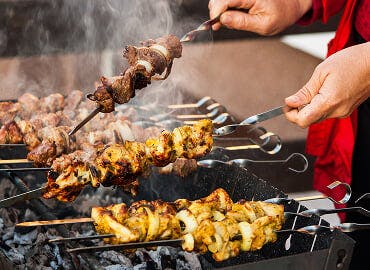 Tasty Kebabs available to order for collection or home delivery from Kingston Grill in Kingston upon Thames