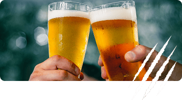 Grab a beer from Swindon Wildcats to enjoy with the game