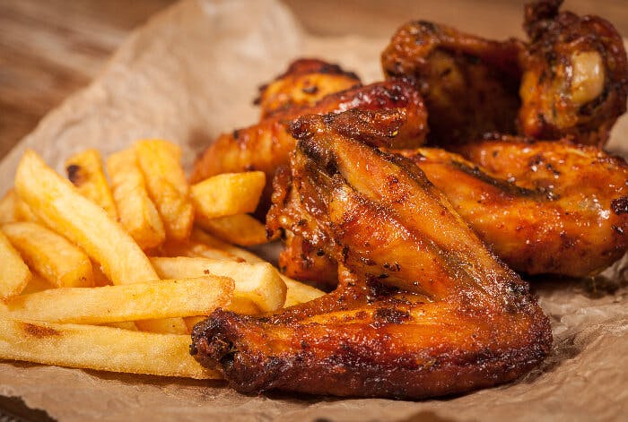 Juicy chicken and chips available to order from Original Cottage in Rubery Juicy chicken and chips available to order from Original Cottage in Rubery