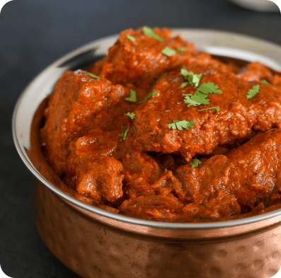Browse our range of rich and authentic curries at Bhajis (Swindon).
