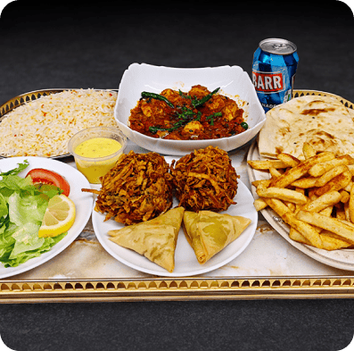 Order a Combo Meal and get the ultimate Indian feast at Bhajis (Swindon).
