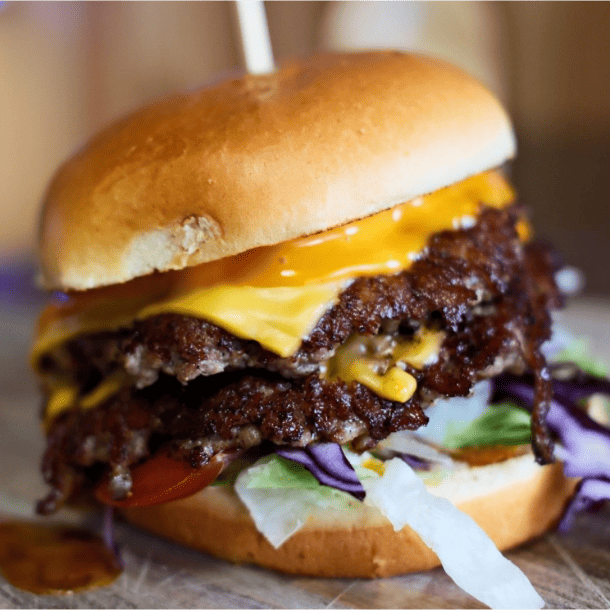Order burgers online for delivery or collection from Smash Corner (Minehead).