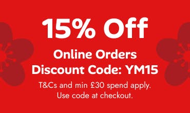 Get 15% off your online order using the code at the checkout! T&Cs and min spend apply. Get 15% off your online order using the code at the checkout! T&Cs and min spend apply.