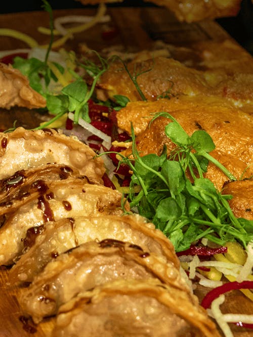 Order crispy golden gyoza bursting with flavour at You Me and Umami (Lechlade)