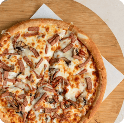 Tasty pepperoni pizza available for collection or home delivery from Pizza 2 Night in Swindon