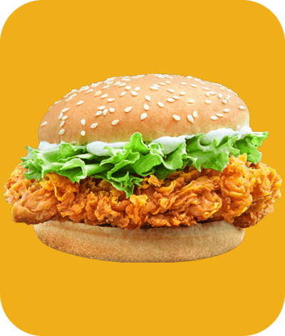 Chicken burger available for collection or delivery from Chicken and Pizza Express in Swindon