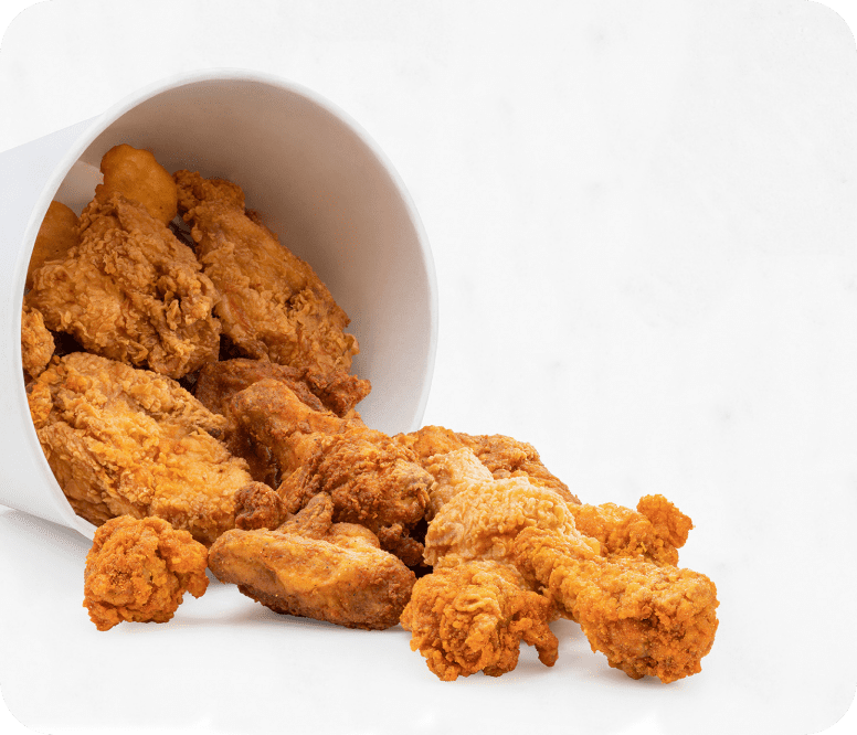 Crispy chicken from our Pizza Takeaway in Swindon