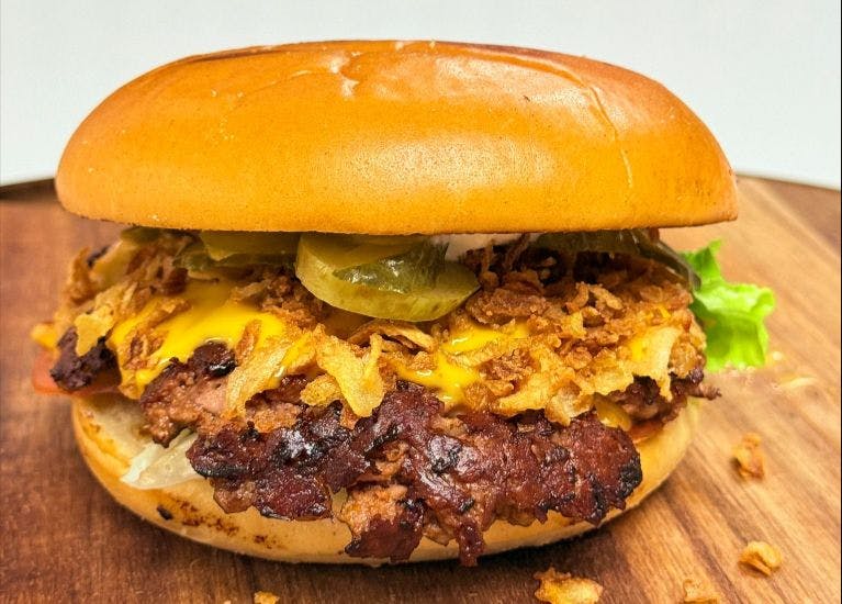 Order a tempting burger online for delivery or collection from Bite Factory (Swindon)