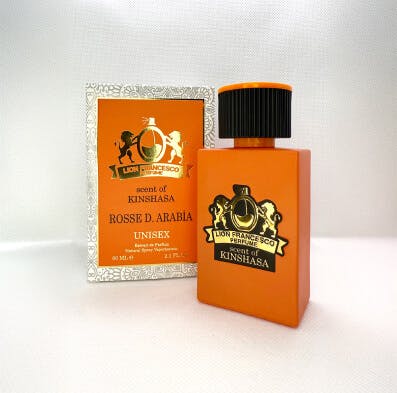 Kinshasa unisex perfume available to order from Zahara Perfumes