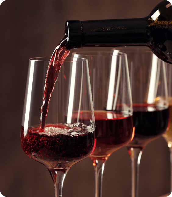 Enjoy a glass of red or white wine with your meal at our Italian Restaurant and Takeaway in Chorlton-cum-Hardy