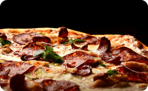 Fresh pizza served at Ciao Amore, the best Italian Restaurant and Takeaway in Chorlton-cum-Hardy