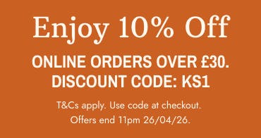Save money on your online order with our discount code