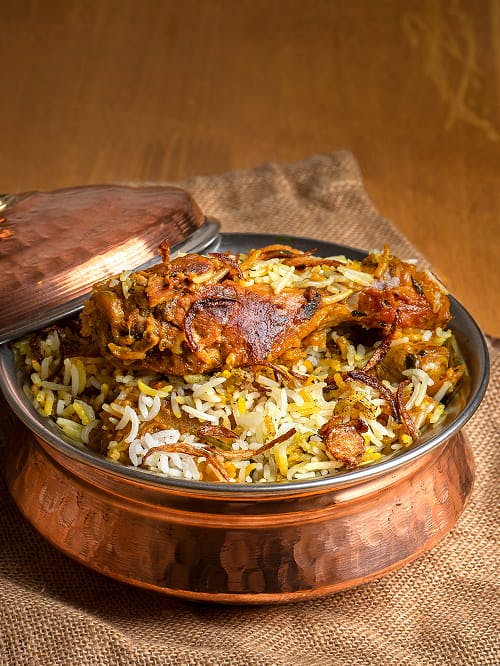 Chicken biryani served at Khyber Shinwari (Slough)