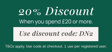 Get 20% off your online order using code DN2 at checkout! T&Cs and min spend apply. 1 use per registered user. Get 20% off your online order using code DN2 at checkout! T&Cs and min spend apply. 1 use per registered user.