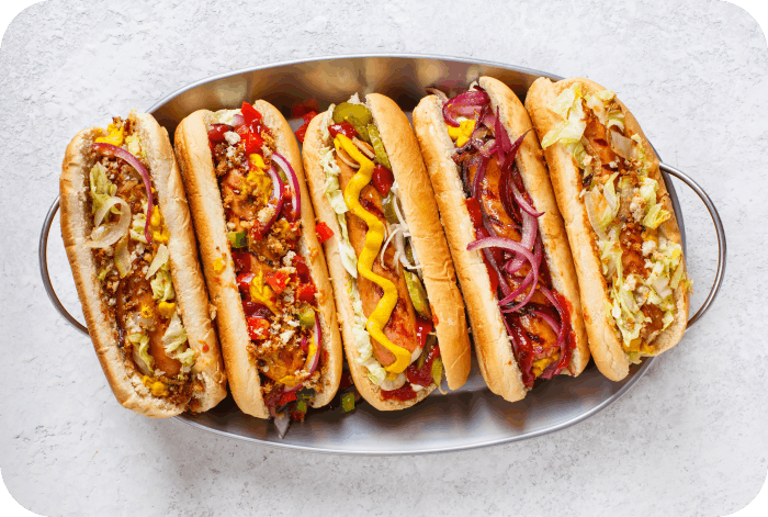 Order delicious hot dogs online from Taccs N Dawgs (Swindon) Order delicious hot dogs online from Taccs N Dawgs (Swindon)