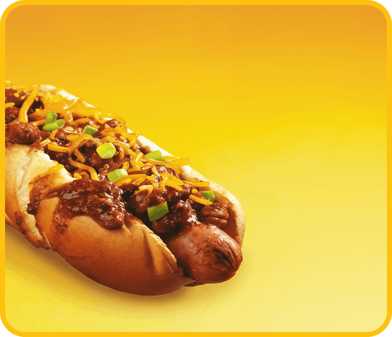 Loaded hot dawgs available from Taccs N Dawgs in Swindon