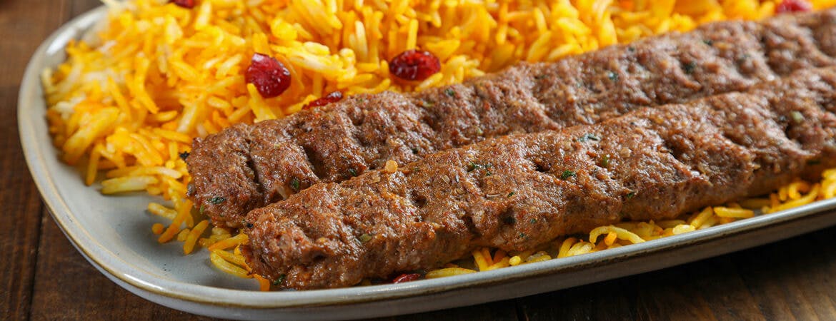 Delicious kebabs available from Persian Nights in Cardiff