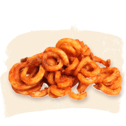 Delicious crispy golden fries from Cowboy Pizza (Worthing)