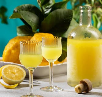 Fresh orange juice served at Limoncello Ristorante and Pizzeria (St Albans)