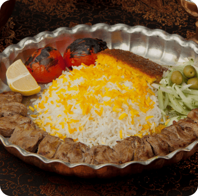 Grills cooked slowly on our charcoal grill at Dubai Restaurant