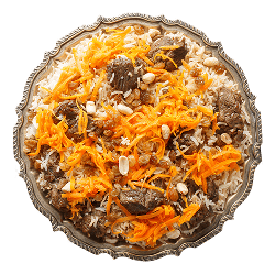 Fragrant kabuli pulao available from Pathaans Afghan and Pakistani Cuisine in Slough