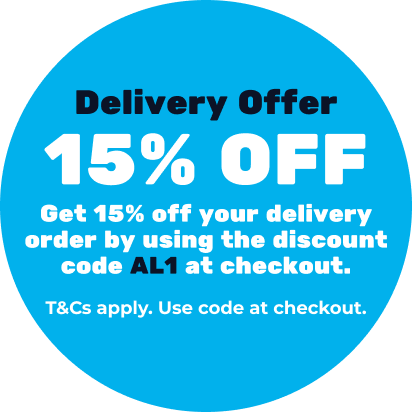 Get 15% off your order when using the discount code at checkout! T&Cs apply.