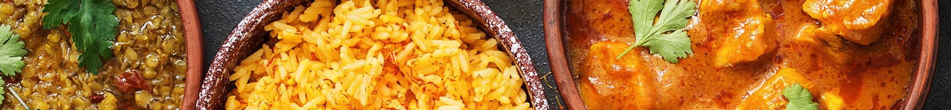 Order curries with rice online from The Angan in Droitwich