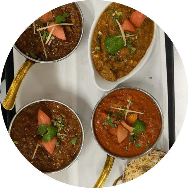 Delicious Nepalese cuisine available to order from Elgars in Worcester