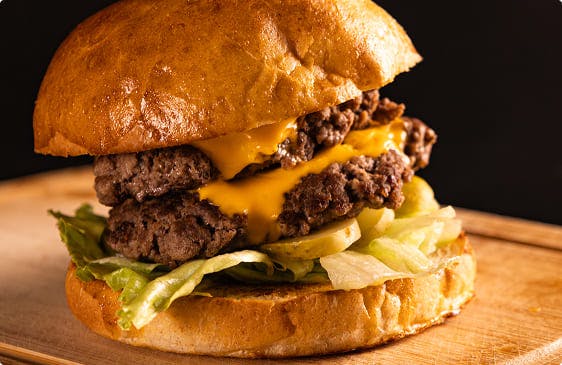 Order fresh hot burgers from Marmaris Kebab in Deal!