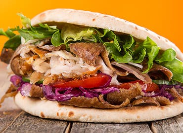 Served with crunchy chips or a soft pitta, order kebabs from Istanbul Kebab and Pizza (Dunstable)